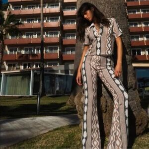 Stylish Women's Patterned Jumpsuit